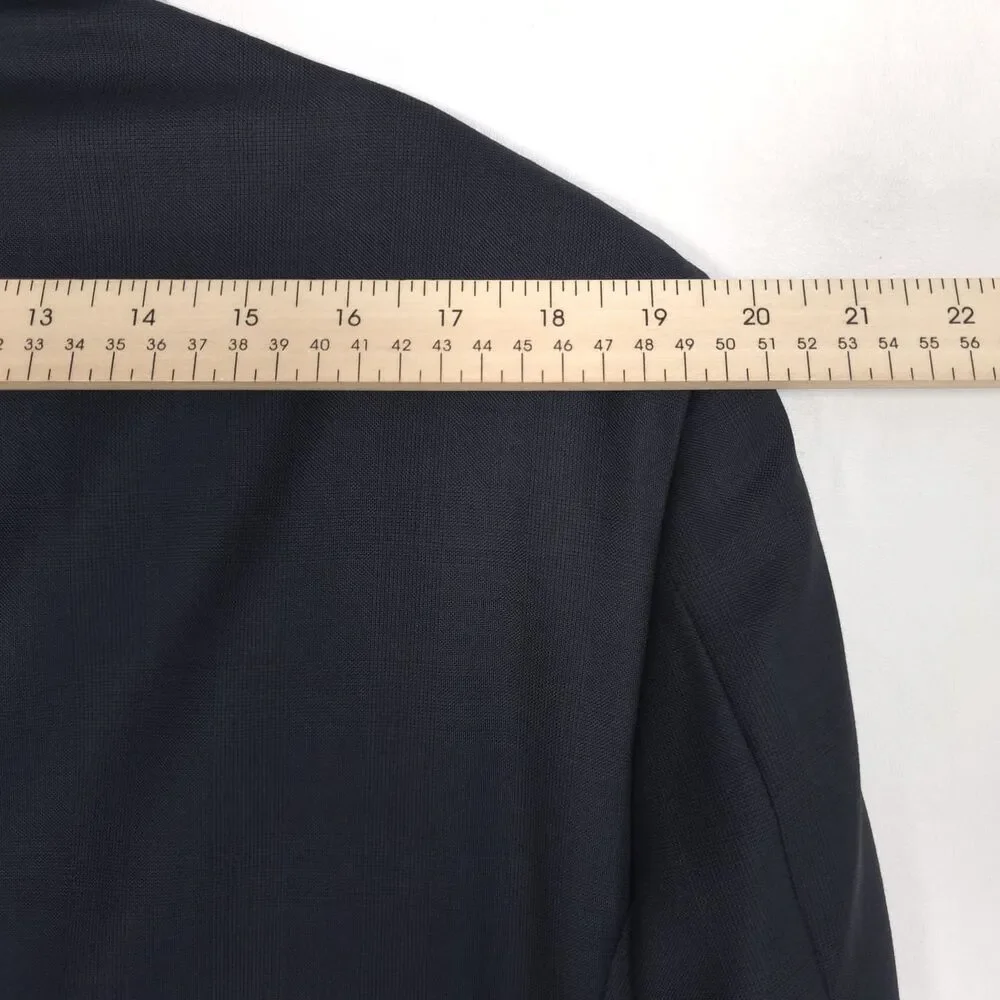 BROOKS‎ BROTHERS 1818 Saxon Wool Blazer 44R Navy Madison Jacket USA Union Made